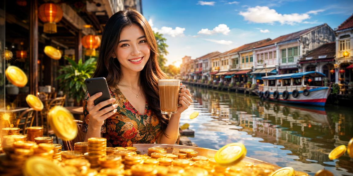 Pemain mengakses meja Baccarat live melalui telefon pintar di Ipoh