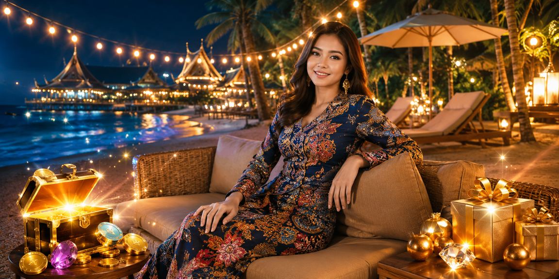 Pemain Sarawak menikmati hiburan kasino live dalam suasana batik tempatan
